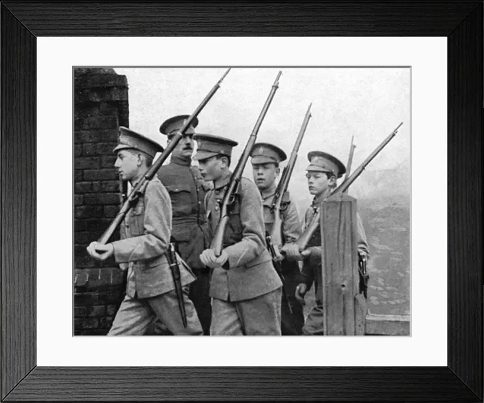 Framed Print : Prince Henry in training at Eton, WW1 Framed Print : Prince Henry in training at Eton, WW1