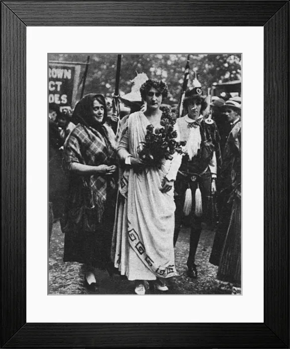 Framed Print : Womens Right-to-Serve march, 1915 Framed Print : Womens Right-to-Serve march, 1915