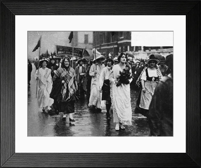Framed Print : Womens Right-to-Serve march, 1915 Framed Print : Womens Right-to-Serve march, 1915