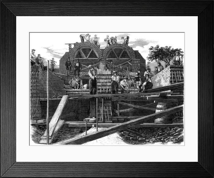Framed Print : Main drainage of the metropolis Framed Print : Main drainage of the metropolis