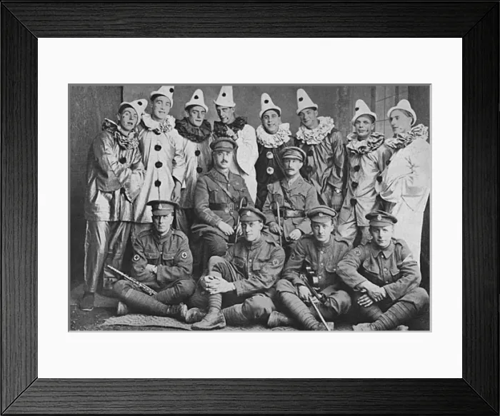 Framed Print : The Varlets, WW1 entertainment troupe Framed Print : The Varlets, WW1 entertainment troupe