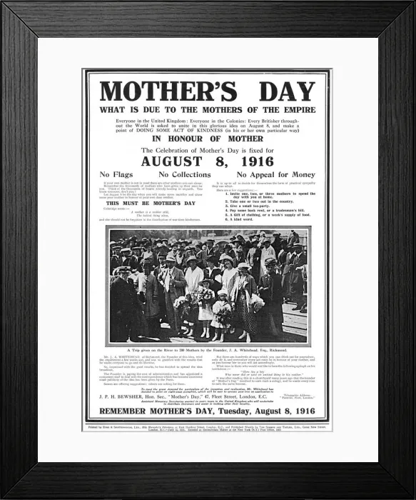 Framed Print : Mothers Day, WW1 Framed Print : Mothers Day, WW1