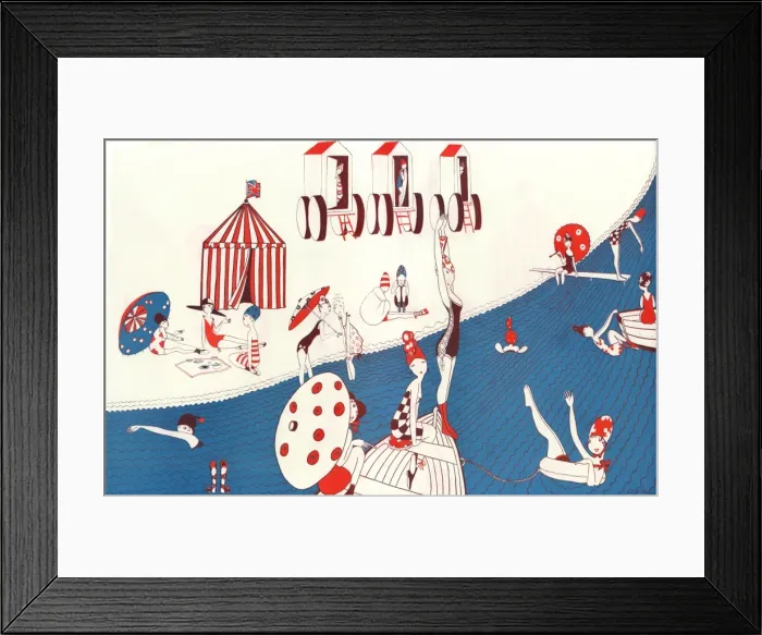 Framed Print : At the Sea by Fish