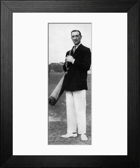 Framed Print : Captain Leslie Cheape, polo player, on the golf links, 1914 Framed Print : Captain Leslie Cheape, polo player, on the golf links, 1914
