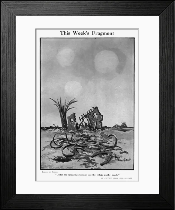 Framed Print : This Weeks Fragment by Bruce Bairnsfather Framed Print : This Weeks Fragment by Bruce Bairnsfather