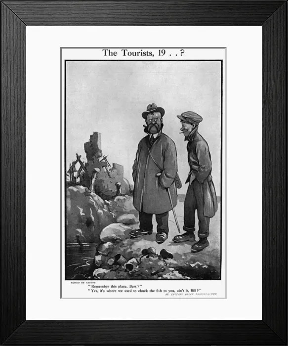 Framed Print : The Tourists by Bruce Bairnsfather