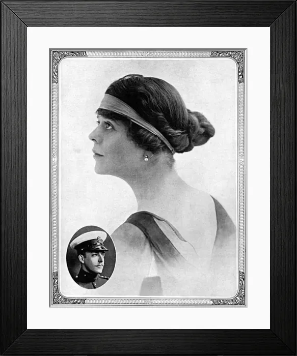 Framed Print : Camille Clifford, second marriage, WW1 Framed Print : Camille Clifford, second marriage, WW1