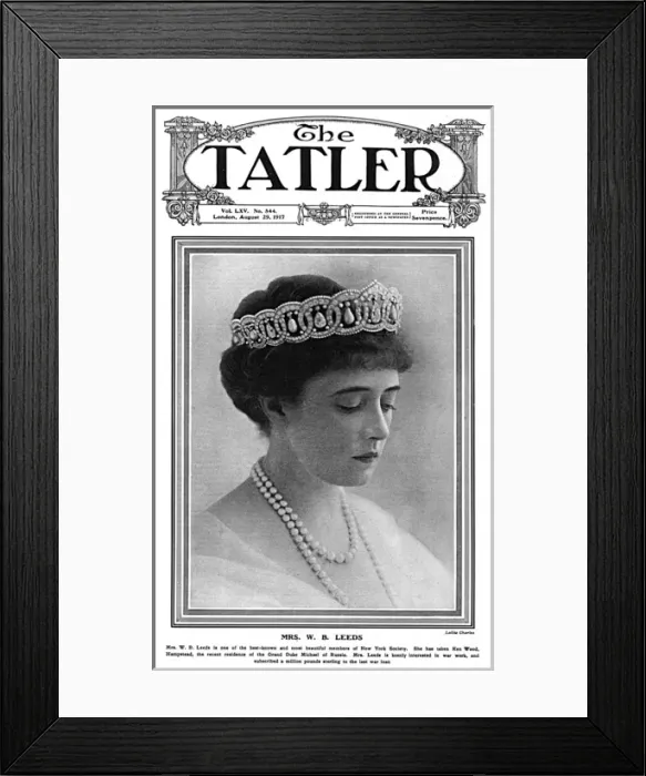 Framed Print : Mrs W. B. Leeds (Nancy Leeds) Framed Print : Mrs W. B. Leeds (Nancy Leeds)
