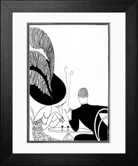 Framed Print : Fashionable couple by Fish, 1917 Framed Print : Fashionable couple by Fish, 1917