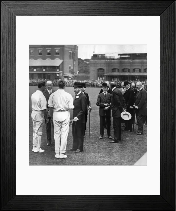Framed Print : King George V & Prince of Wales at Lords cricket ground Framed Print : King George V & Prince of Wales at Lords cricket ground