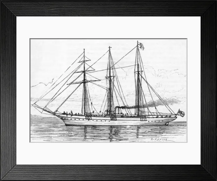 Framed Print : Yacht Lancashire Witch Framed Print : Yacht Lancashire Witch