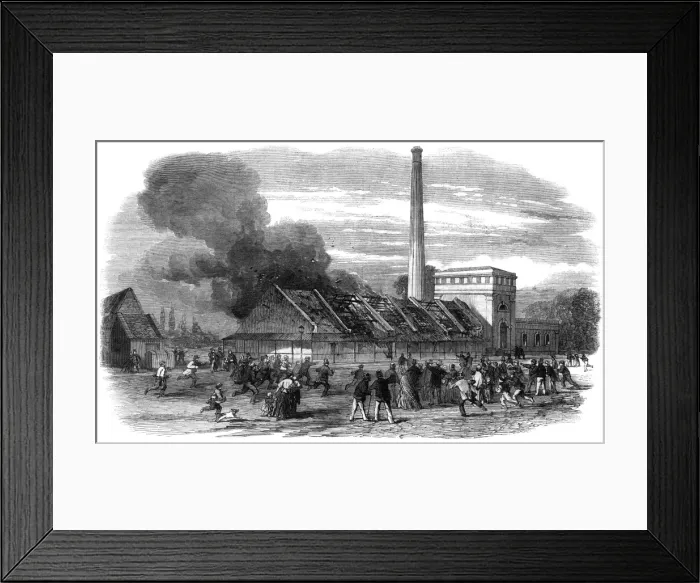 Framed Print : Waltham Abbey explosion Framed Print : Waltham Abbey explosion
