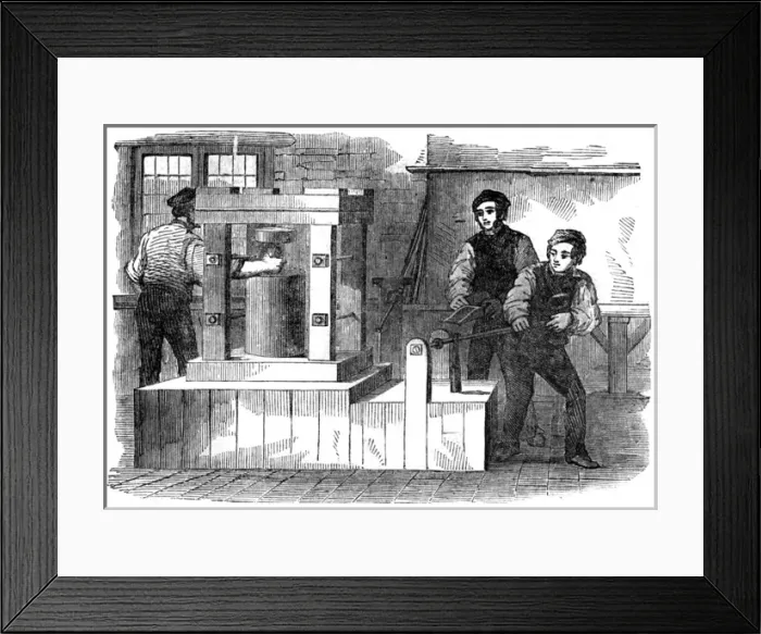 Framed Print : Hale Rocket making process Framed Print : Hale Rocket making process
