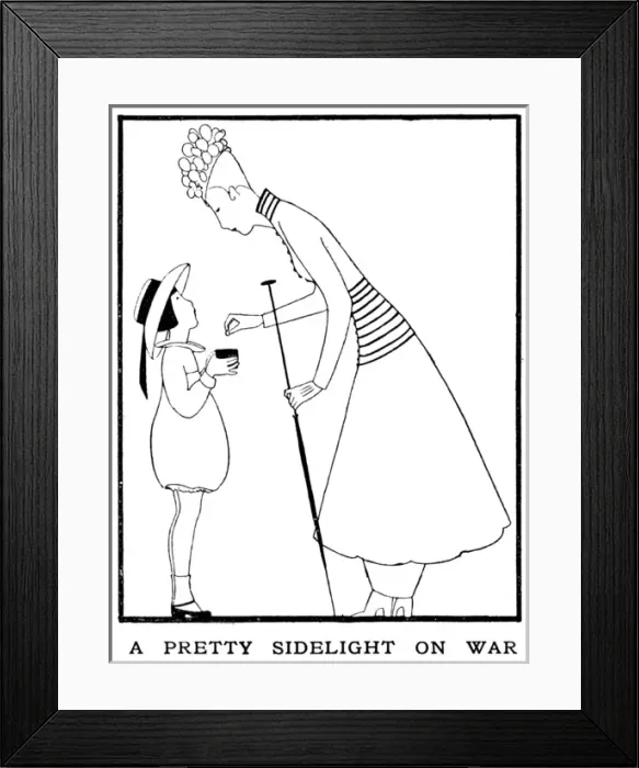 Framed Print : Collecting for the Princes Fund, WW1