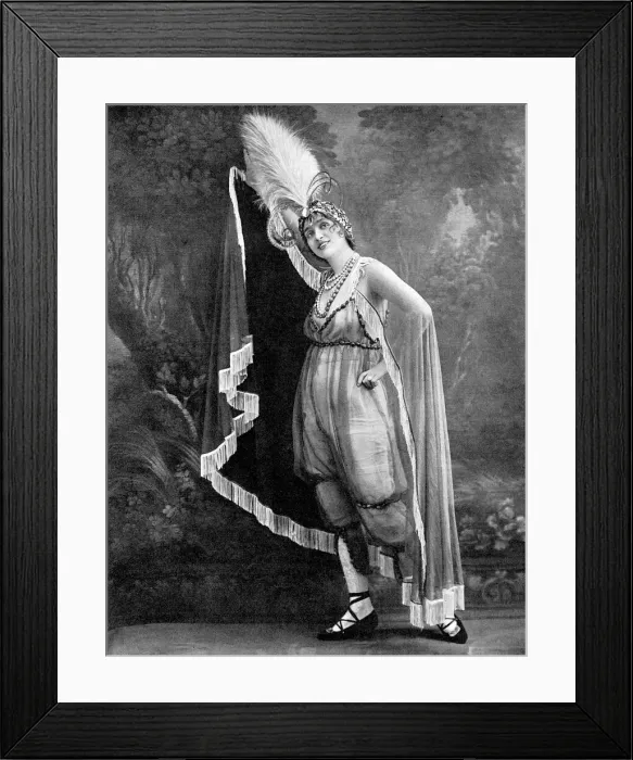 Framed Print : Gaby Deslys Framed Print : Gaby Deslys