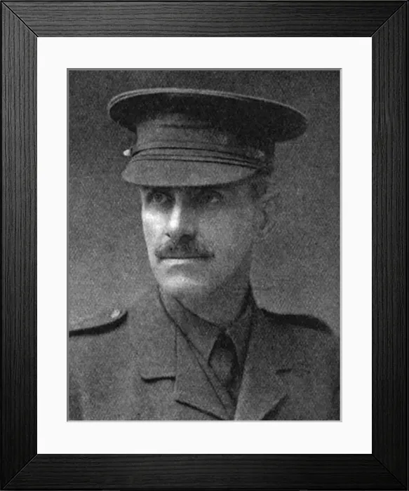 Framed Print : Lieutenant W. N. Campbell of The Tatler