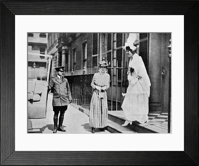 Framed Print : Wedding of Venetia Stanley