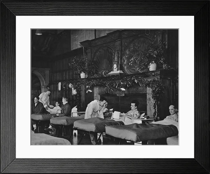 Framed Print : Hatfield House as a military hospital, World War Two Framed Print : Hatfield House as a military hospital, World War Two