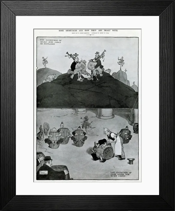 Framed Print : Some shorages and how they are dealt with 1918 Framed Print : Some shorages and how they are dealt with 1918