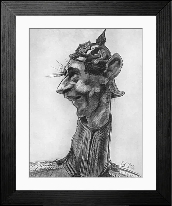 Framed Print : The German Crown Prince by Edward Gilis Framed Print : The German Crown Prince by Edward Gilis
