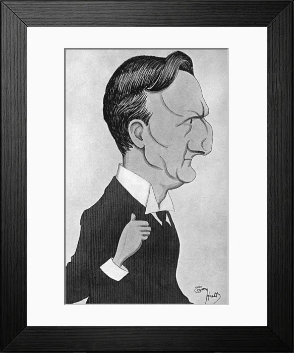 Framed Print : Sir Edward Grey by Tom Hutt