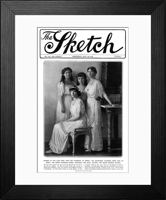 Framed Print : Daughters of Tsar Nicholas II Framed Print : Daughters of Tsar Nicholas II