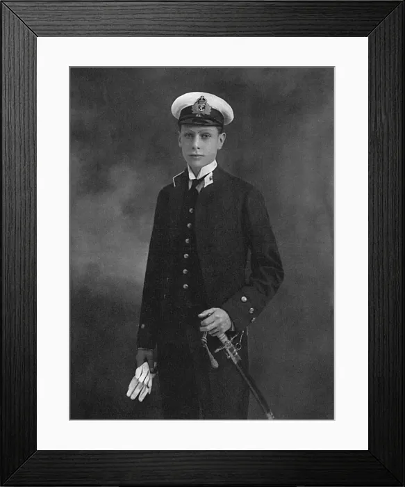 Framed Print : Prince Albert as a midshipman in the Royal Navy
