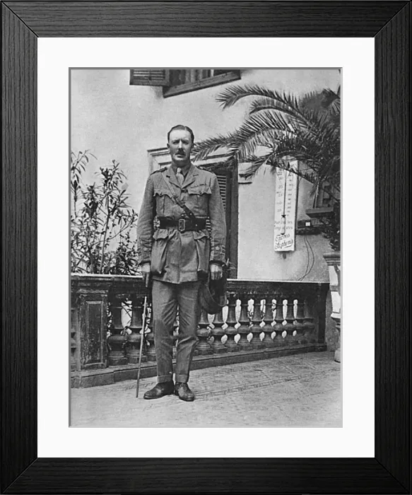 Framed Print : 2nd Duke of Westminster in Cairo, WW1 Framed Print : 2nd Duke of Westminster in Cairo, WW1