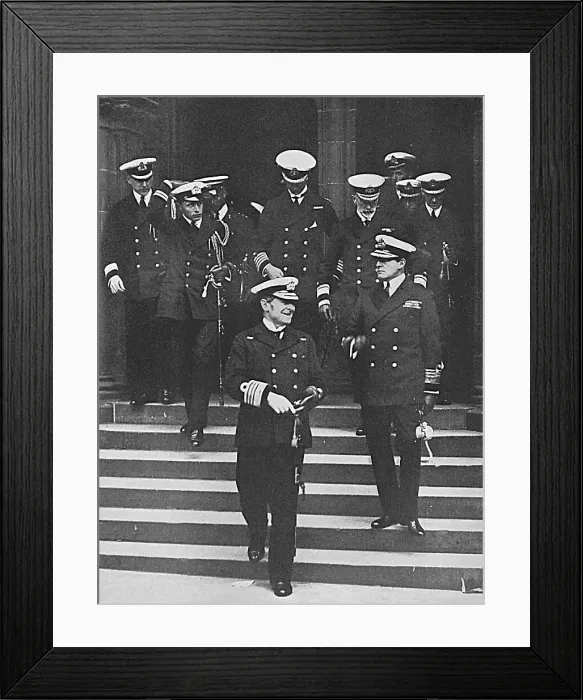Framed Print : Navy's tribute to Lord Kitchener, WW1