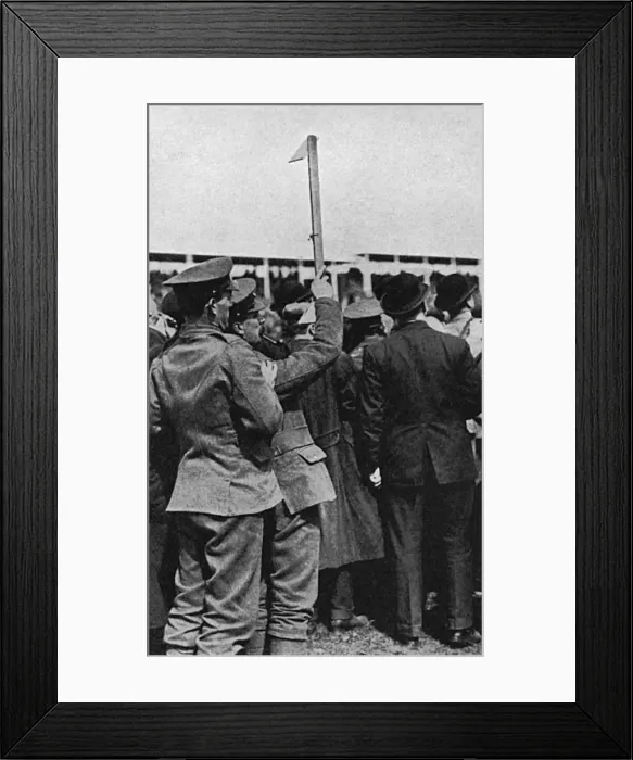 Framed Print : A trench periscope at Aintree, WW1 Framed Print : A trench periscope at Aintree, WW1