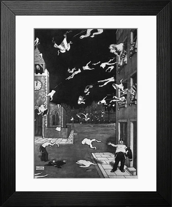 Framed Print : When May is Out by William Heath Robinson Framed Print : When May is Out by William Heath Robinson