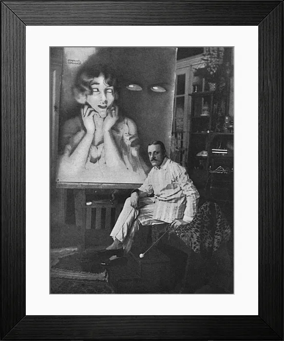 Framed Print : Raphael Kirchner Framed Print : Raphael Kirchner