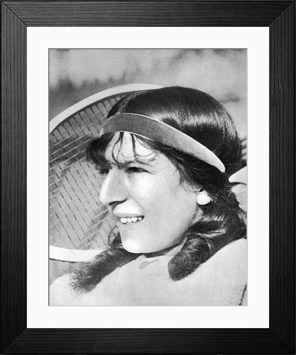 Framed Print : Suzanne Lenglen aged 15 Framed Print : Suzanne Lenglen aged 15