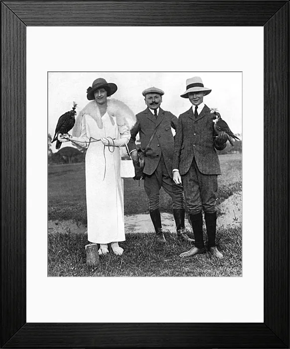 Framed Print : Lady Drogheda with Prince Henry of Pless