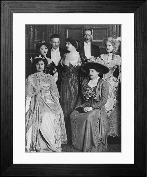 Framed Print : Mrs Patrick Campbell & Lady Randolph Churchill Framed Print : Mrs Patrick Campbell & Lady Randolph Churchill