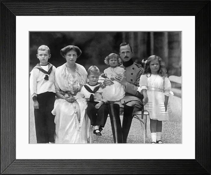 Framed Print : Saxe-Coburg-Gotha family Framed Print : Saxe-Coburg-Gotha family
