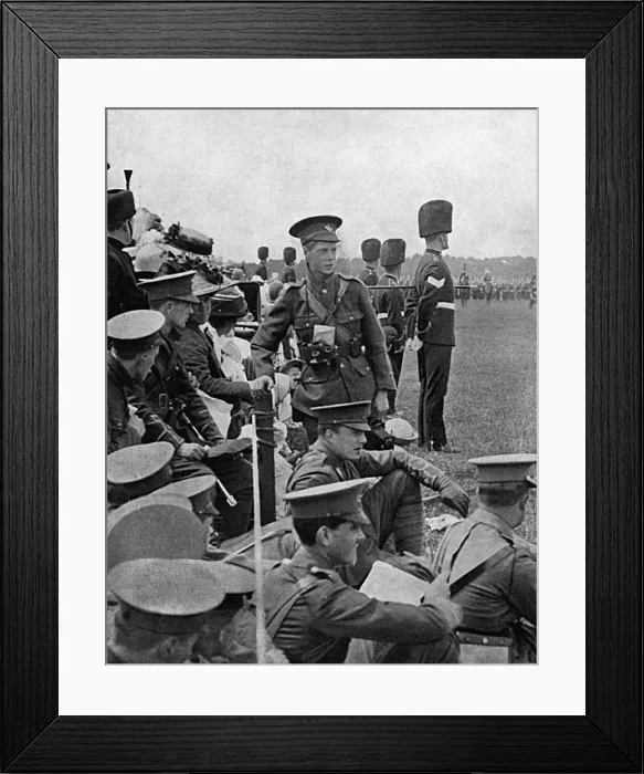 Framed Print : The Prince of Wales at the outbreak of World War I Framed Print : The Prince of Wales at the outbreak of World War I