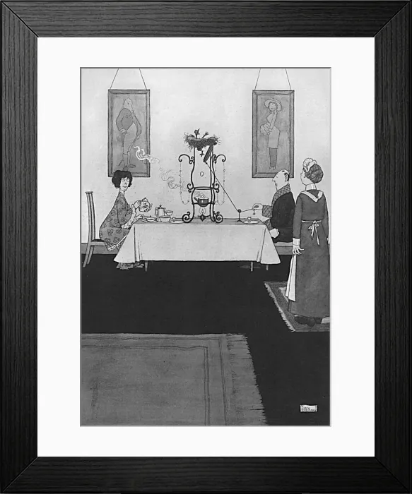 Framed Print : Good Egg by William Heath Robinson Framed Print : Good Egg by William Heath Robinson