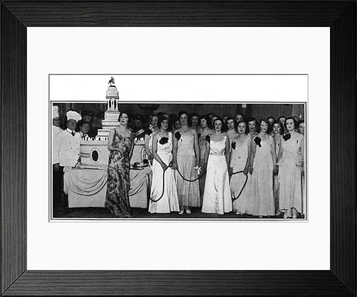 Framed Print : Queen Charlottes birthday Ball, 1930 Framed Print : Queen Charlottes birthday Ball, 1930