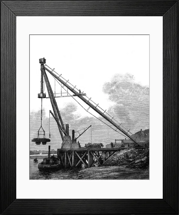 Framed Print : Armstrong Whitworth crane Framed Print : Armstrong Whitworth crane