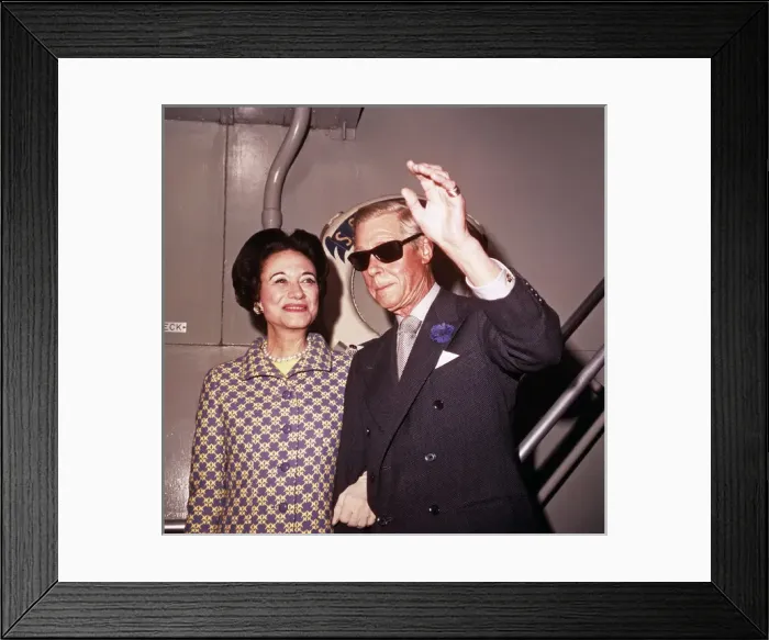 Framed Print : King Edward VIII with Wallis Simpson Framed Print : King Edward VIII with Wallis Simpson
