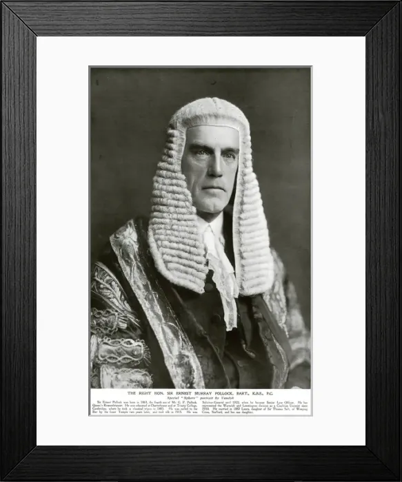 Framed Print : Ernest Pollock, 1st Viscount Hanworth Framed Print : Ernest Pollock, 1st Viscount Hanworth