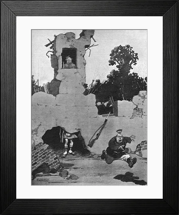 Framed Print : Long Jock by William Heath Robinson Framed Print : Long Jock by William Heath Robinson