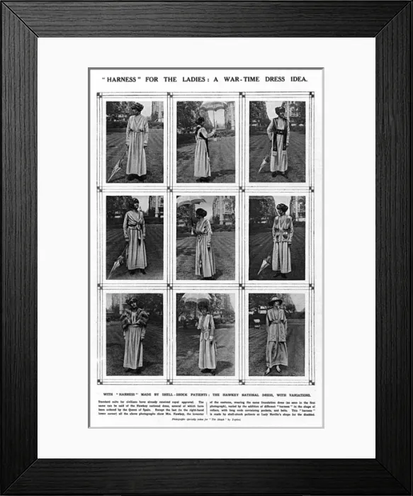 Framed Print : The National Dress, 1918