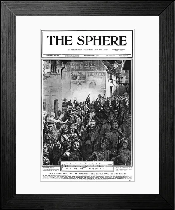 Framed Print : Its a long, long way to Tipperary, song of the British Framed Print : Its a long, long way to Tipperary, song of the British
