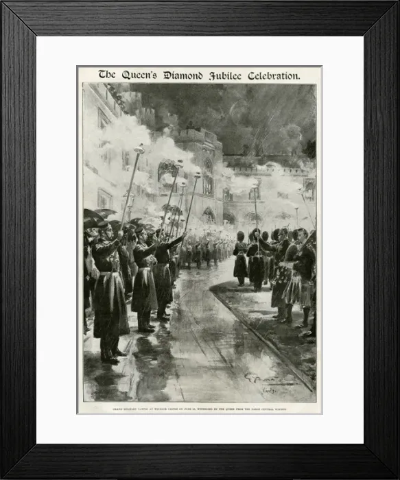 Framed Print : Grand military Tattoo at Windsor Castle Framed Print : Grand military Tattoo at Windsor Castle