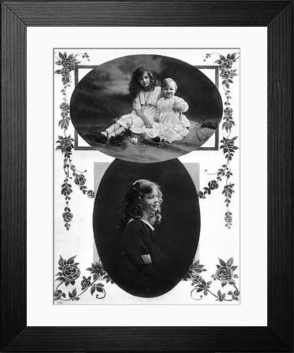 Framed Print : Princess Ileana and Mircea of Roumania Framed Print : Princess Ileana and Mircea of Roumania