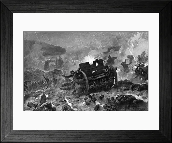 Framed Print : Retreat of German Crown Princes army in Argonne Framed Print : Retreat of German Crown Princes army in Argonne
