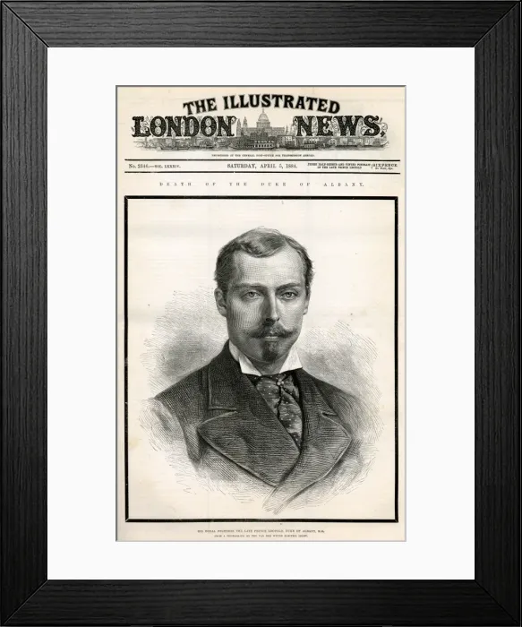 Framed Print : Prince Leopold, Duke of Albany Framed Print : Prince Leopold, Duke of Albany