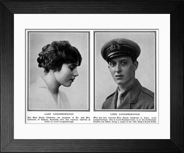 Framed Print : Lord and Lady Loughborough Framed Print : Lord and Lady Loughborough